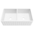 Anzzi Rione Double Basin 33 in. Farmhouse Kitchen Sink K-AZ227-2B